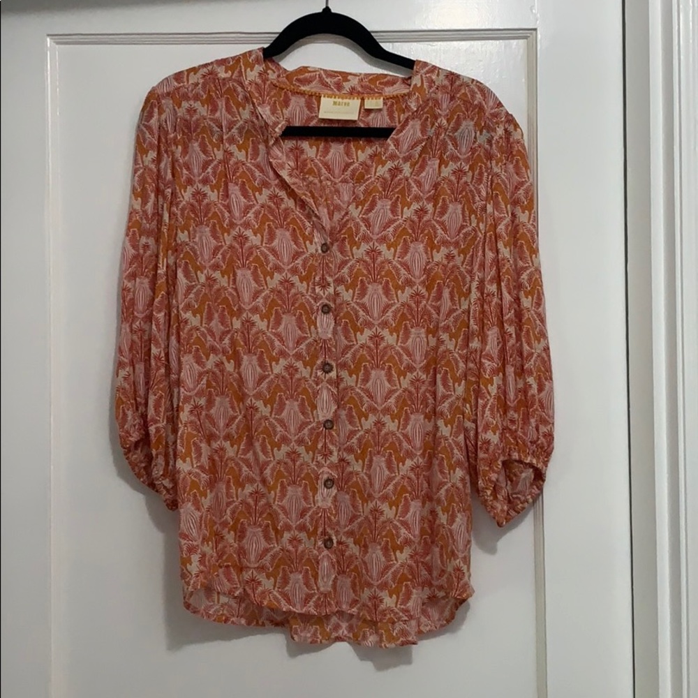 Anthropologie blouse by Maeve